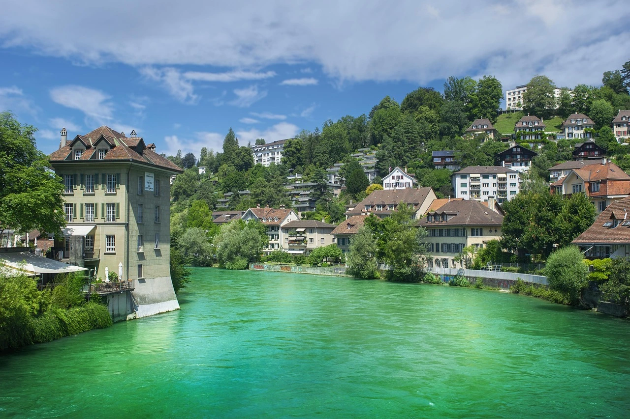 Panoramafoto der Stadt Bern